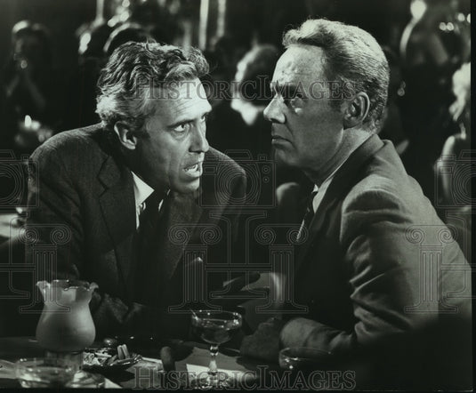 1967 Press Photo Van Johnson And Jason Robards In 'Divorce American Style' - Historic Images