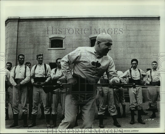 1966 Press Photo Telly Savals as Sgt. Dagineau in "Beau Geste". - mjp40213 - Historic Images