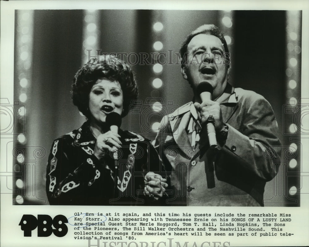 1980, Kay Starr on Public Television Festival - mjp40226 - Historic Images