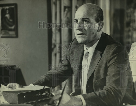 1963 Press Photo Telly Savalas Appears In Scene From 'Johnny Cool' - mjp40240 - Historic Images