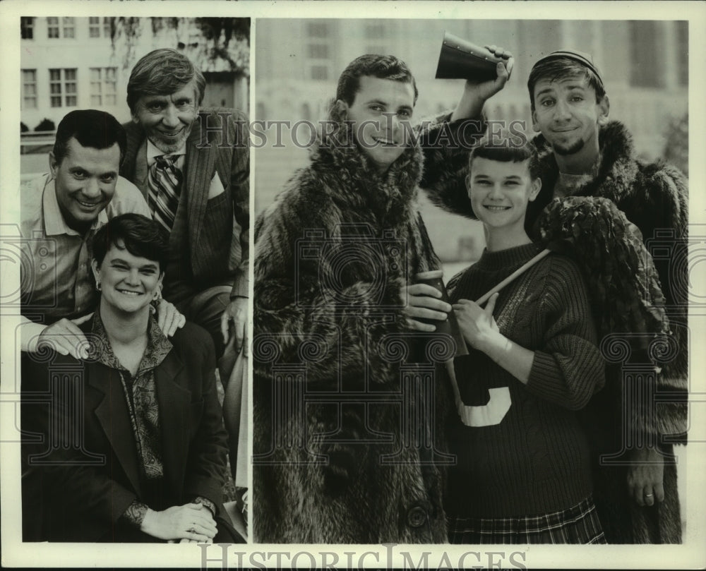 1988 Press Photo &quot;Dobie Gillis&quot; cast members then and now - mjp40265 - Historic Images