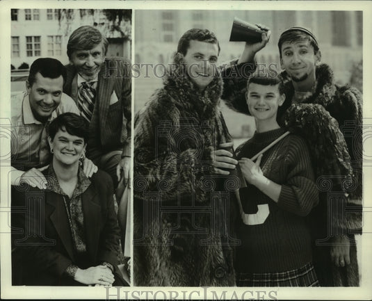 1988 Press Photo "Dobie Gillis" cast members then and now - mjp40265 - Historic Images