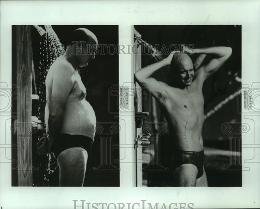 1987 "Body Worry" fitness plan Before & After photos of Remar Sutton - Historic Images