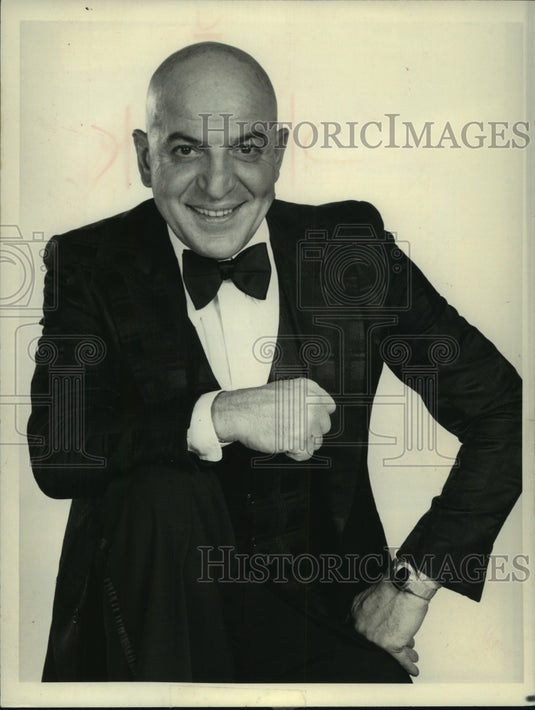 1979, Telly Savalas to host "Circus Festival" on CBS-TV - mjp40338 - Historic Images