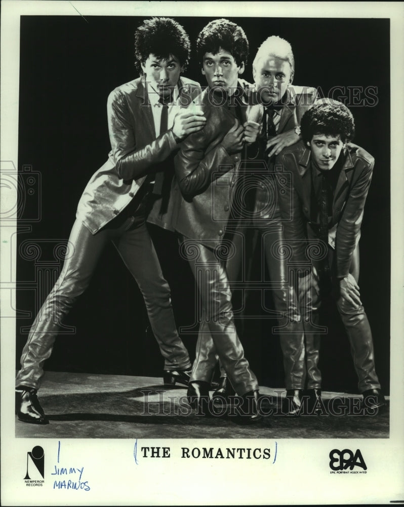 1981, Jimmy Marinos and The Romantics - mjp40401 - Historic Images