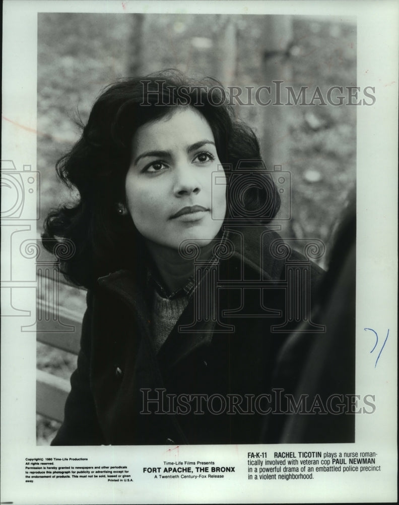 1980, Actress Rachel Ticotin in &quot;Fort Apache, The Bronx&quot; - mjp40483 - Historic Images