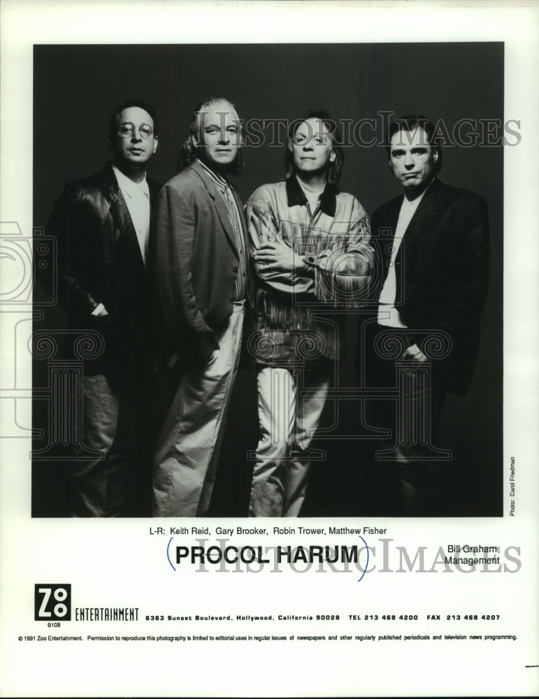 1991, Musical group, Procol Harum - mjp40544 - Historic Images
