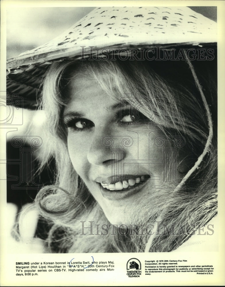 1978 Press Photo Loretta Swit plays Hot Lips Houlihan in &quot;M*A*S*H&quot; - mjp40588-Historic Images