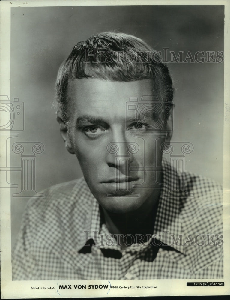 1965, Actor Max Von Sydow - mjp40594 - Historic Images