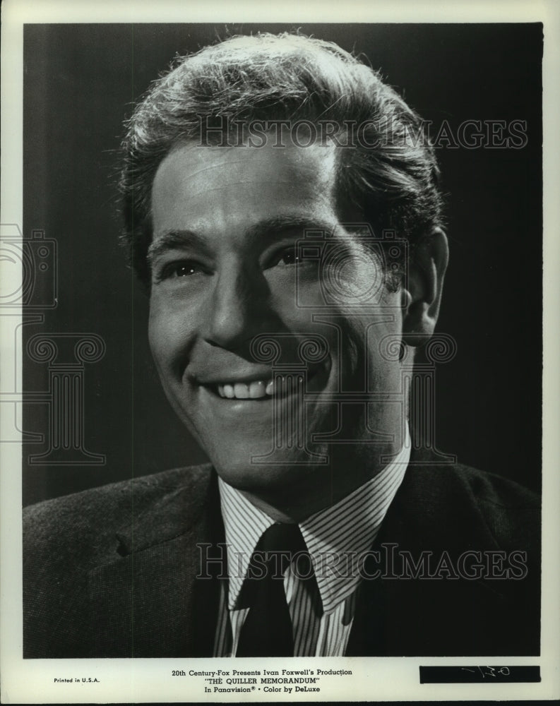 1967 Press Photo George Segal stars in &quot;The Quiller Memorandum&quot; - mjp40627-Historic Images