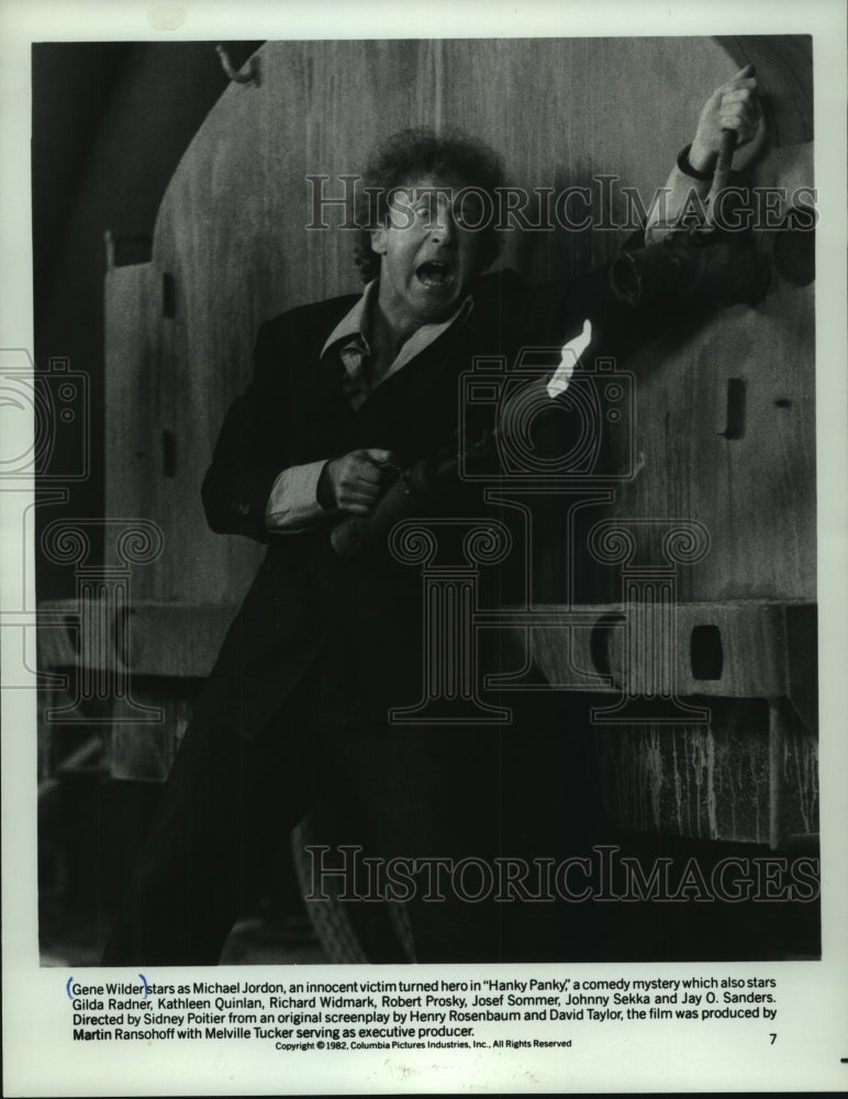 1982, Gene Wilder in "Hanky Panky" - mjp40667 - Historic Images
