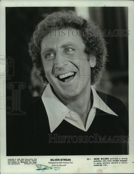 1976 Gene Wilder in "Silver Streak" - Historic Images