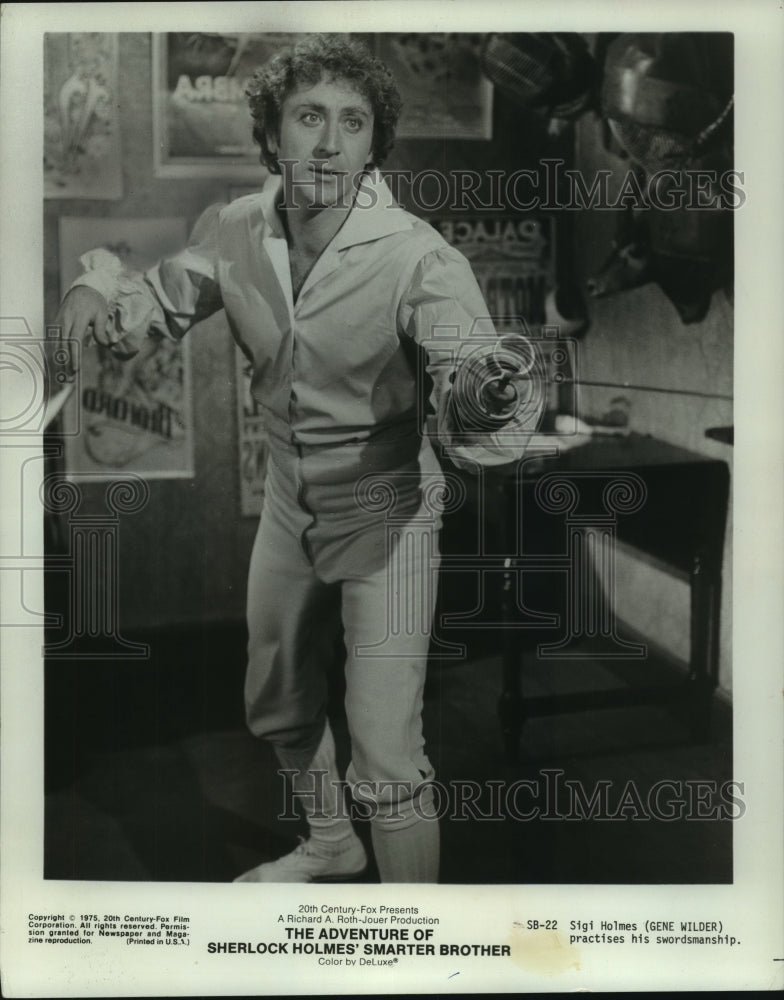 1975, Gene Wilder In 'Adventure Of Sherlock Holmes' Smarter Brother' - Historic Images
