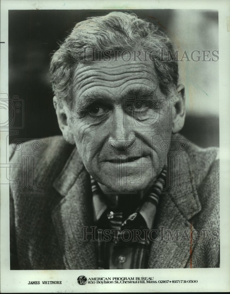 1980, James Whitmore In 'A Conversation With James Whitmore' - Historic Images