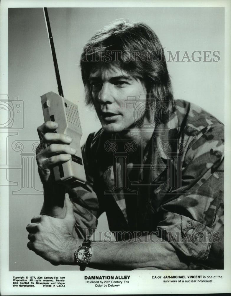 1977, Actor Jan-Michael Vincent stars in "Damnation Alley" - Historic Images