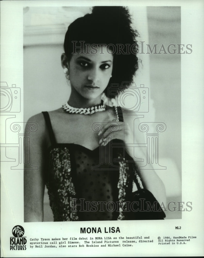 1986, Cathy Tyson Plays Simone In 'Mona Lisa' - mjp40810 - Historic Images