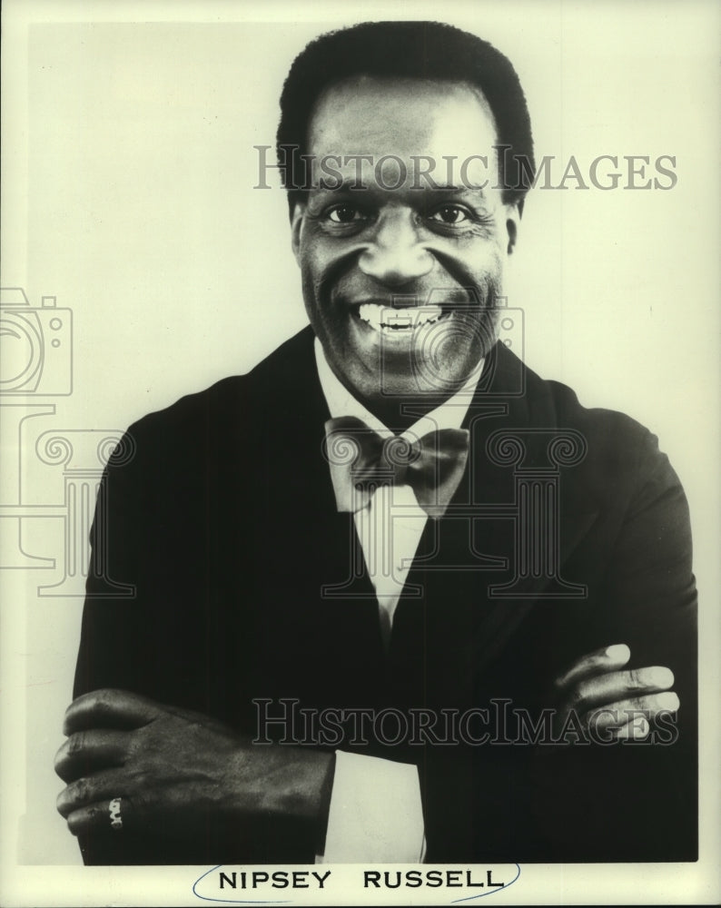 1974, Comedian Nipsey Russell - mjp40888 - Historic Images
