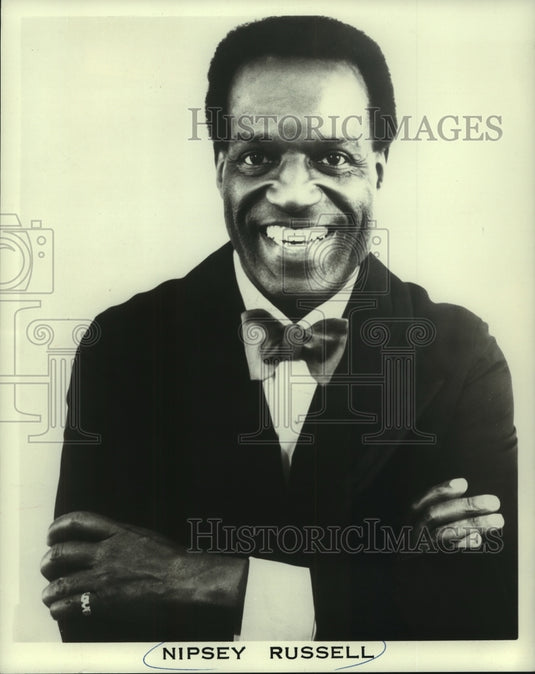 1974, Comedian Nipsey Russell - mjp40888 - Historic Images