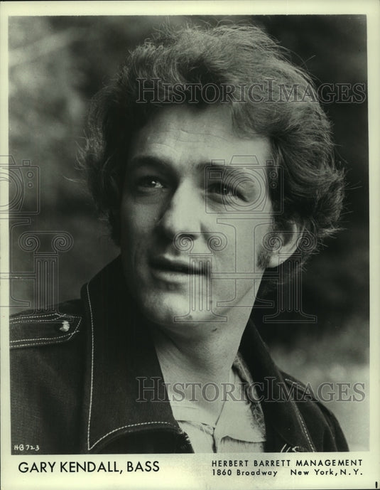 1976, “Colline” Opera Bass Gary Kendall - mjp40892 - Historic Images