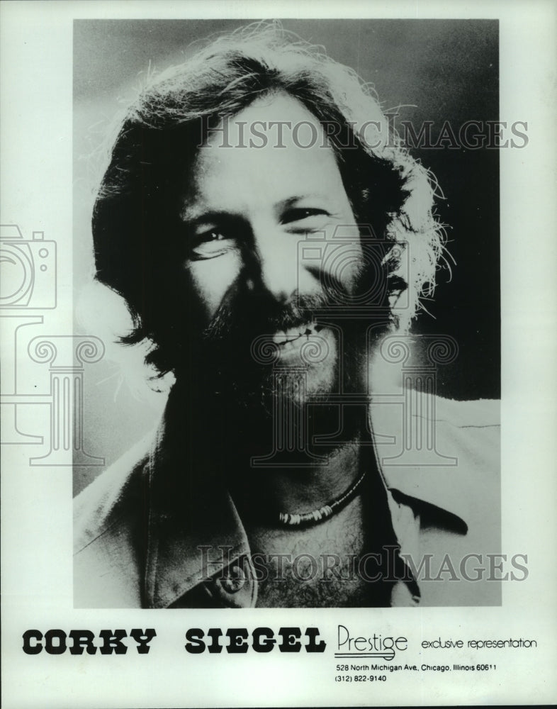 1981, Entertainer Corky Siegel - mjp40894 - Historic Images