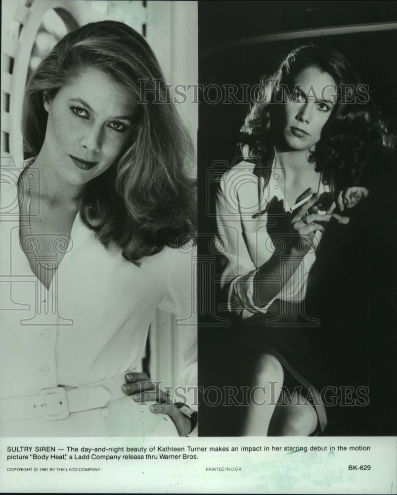 1981 Press Photo &quot;Body Heat&quot; star Kathleen Star - mjp40897 - Historic Images