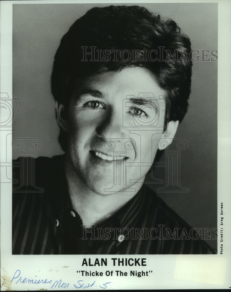 1983, United States Entertainer Alan Thicke, &quot;Thicke Of The Night&quot; - Historic Images