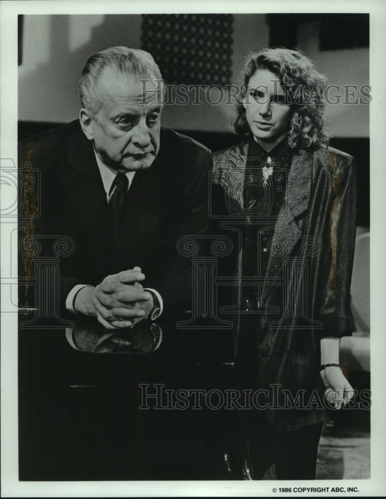 1986, George C. Scott and Melissa Gilbert in &quot;Choices.&quot; - mjp40967 - Historic Images