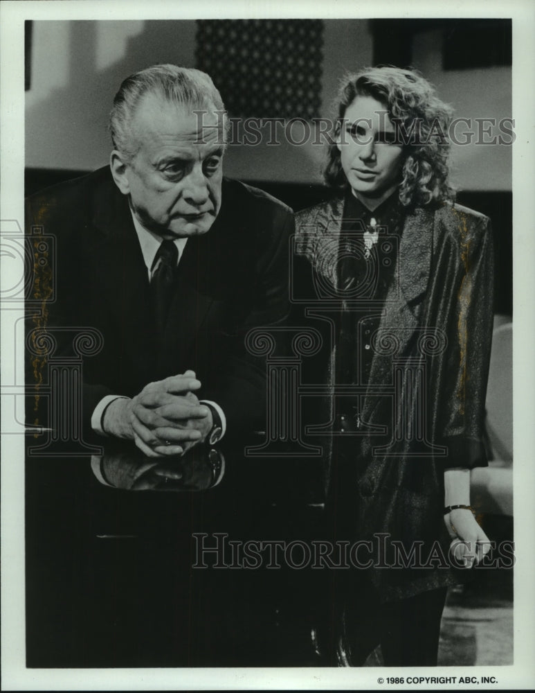 1986, George C. Scott and Melissa Gilbert in "Choices." - mjp40967 - Historic Images
