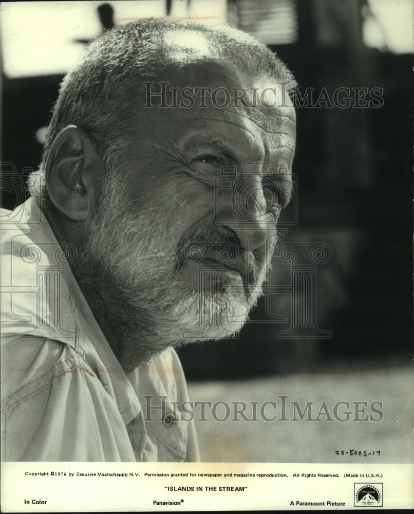 1976 Press Photo George C. Scott in "Islands In The Stream" - mjp40980- Historic Images