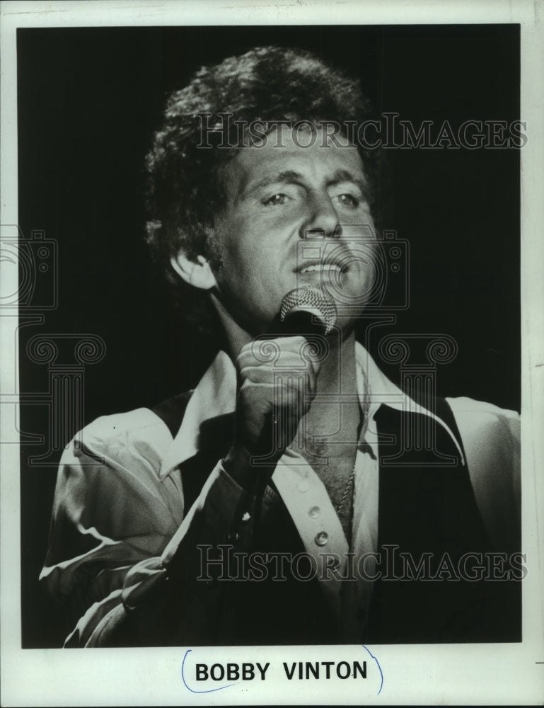 1983, Singer Bobby Vinton - mjp40983 - Historic Images