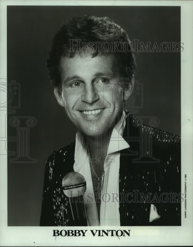 1984, Singer Bobby Vinton - mjp40984 - Historic Images