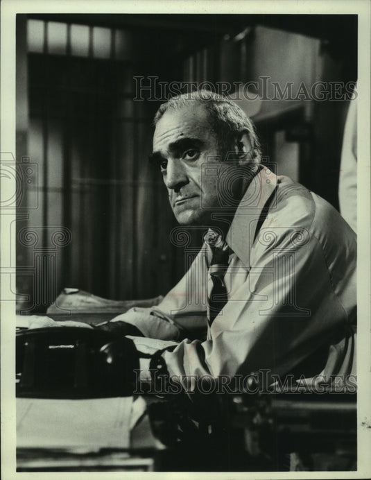 1976, Abe Vigoda left "Barney Miller" to star series, "Fish" - Historic Images
