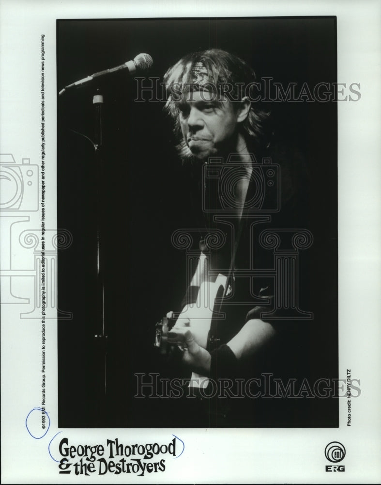 1993 Press Photo George Thorogood &amp; the Destroyers, music group - mjp41020 - Historic Images