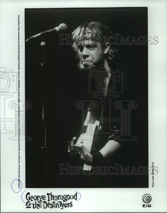 1993 Press Photo George Thorogood & the Destroyers, music group - mjp41020 - Historic Images