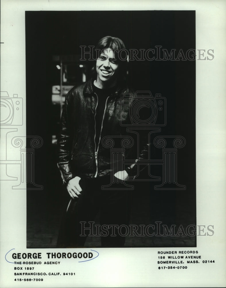 1981 Press Photo George Thorogood, musician - mjp41021-Historic Images