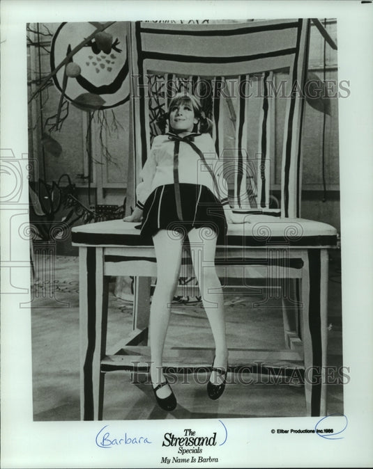 1966 Press Photo Barbra Streisand stars in the TV special "My Name Is Barbra" - Historic Images