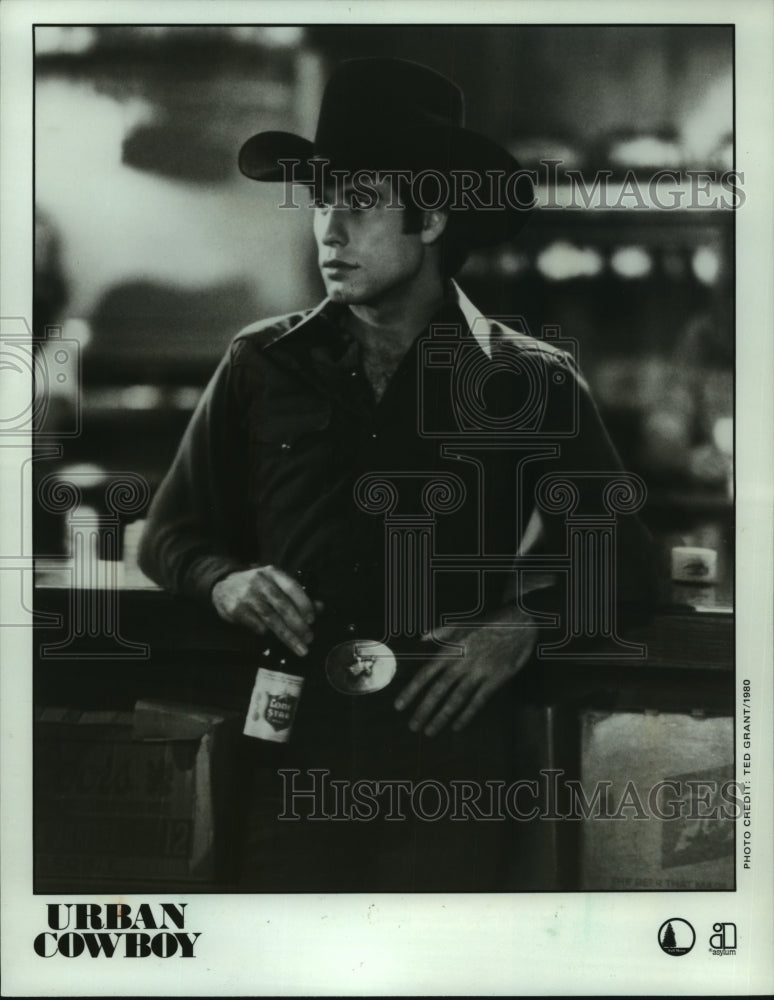 1980 Press Photo John Travolta in &quot;Urban Cowboy&quot; - mjp41055 - Historic Images