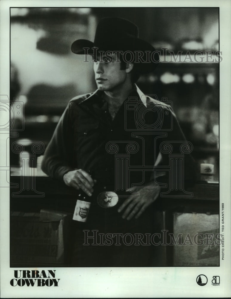 1980 Press Photo John Travolta in "Urban Cowboy" - mjp41055 - Historic Images