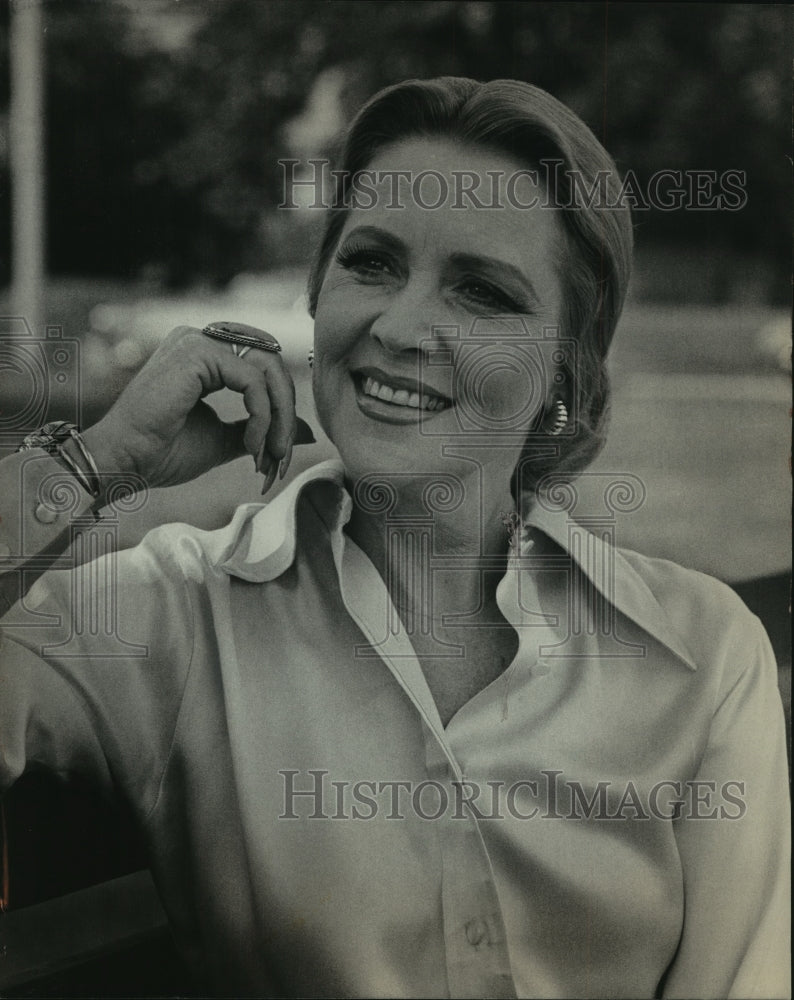1977 Press Photo Actress Anne Jeffries - mjp41102 - Historic Images