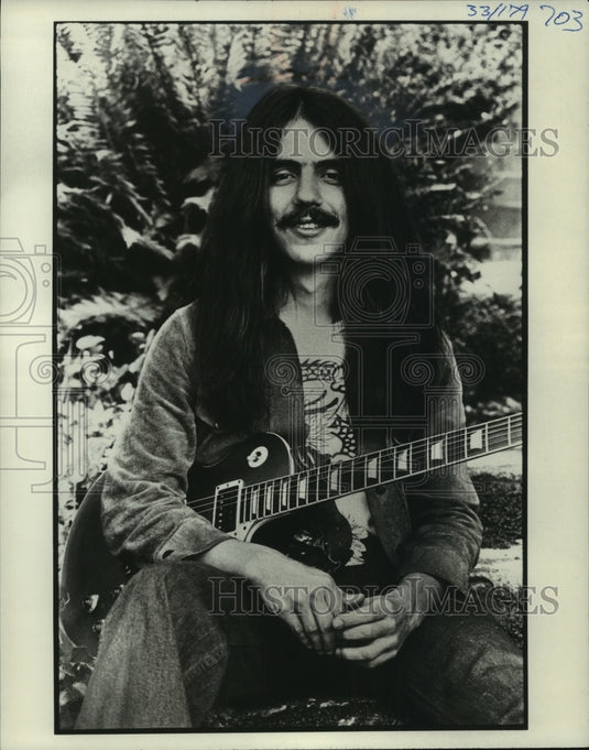 1978, Member of band "Jefferson Starship", Guitarist Craig Chaquico - Historic Images
