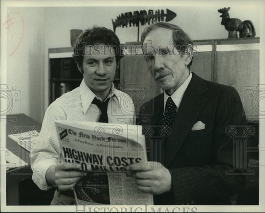 1977, Actor James Sutorius, Andros Targets - mjp41173 - Historic Images