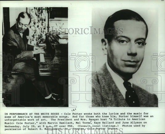 1987, Cole Porter Is Celebrated In 'Performance At The White House' - Historic Images