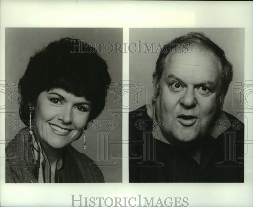1984 Press Photo Marcia Rodd &amp; Jack Weston star in &quot;The Four Seasons&quot; on CBS-TV - Historic Images