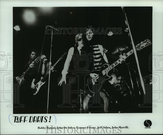 1978 Press Photo Band members of Tuff Darts! - mjp41304 - Historic Images