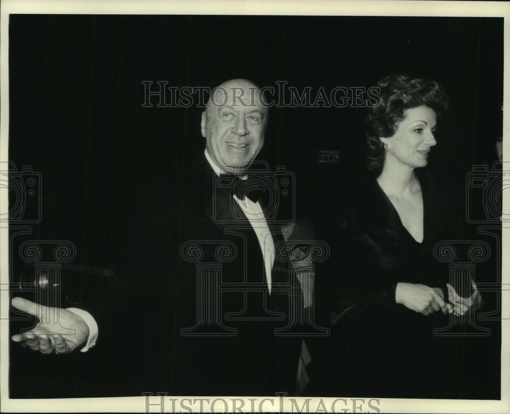 1972 Press Photo Otto Preminger and his wife at Ziegfeld Theater - mjp41377 - Historic Images