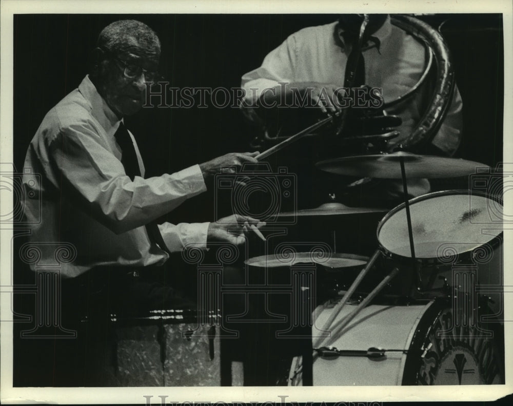 1974 Press Photo Preservation Hall Jazz Band, US group - mjp41378 - Historic Images