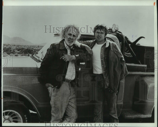 1983 Press Photo Jason Robards and Paul Le Mat star in Melvin and Howard-Historic Images
