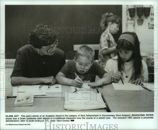 1993 "Educating Peter" documentary on Down Syndrome child transition - Historic Images