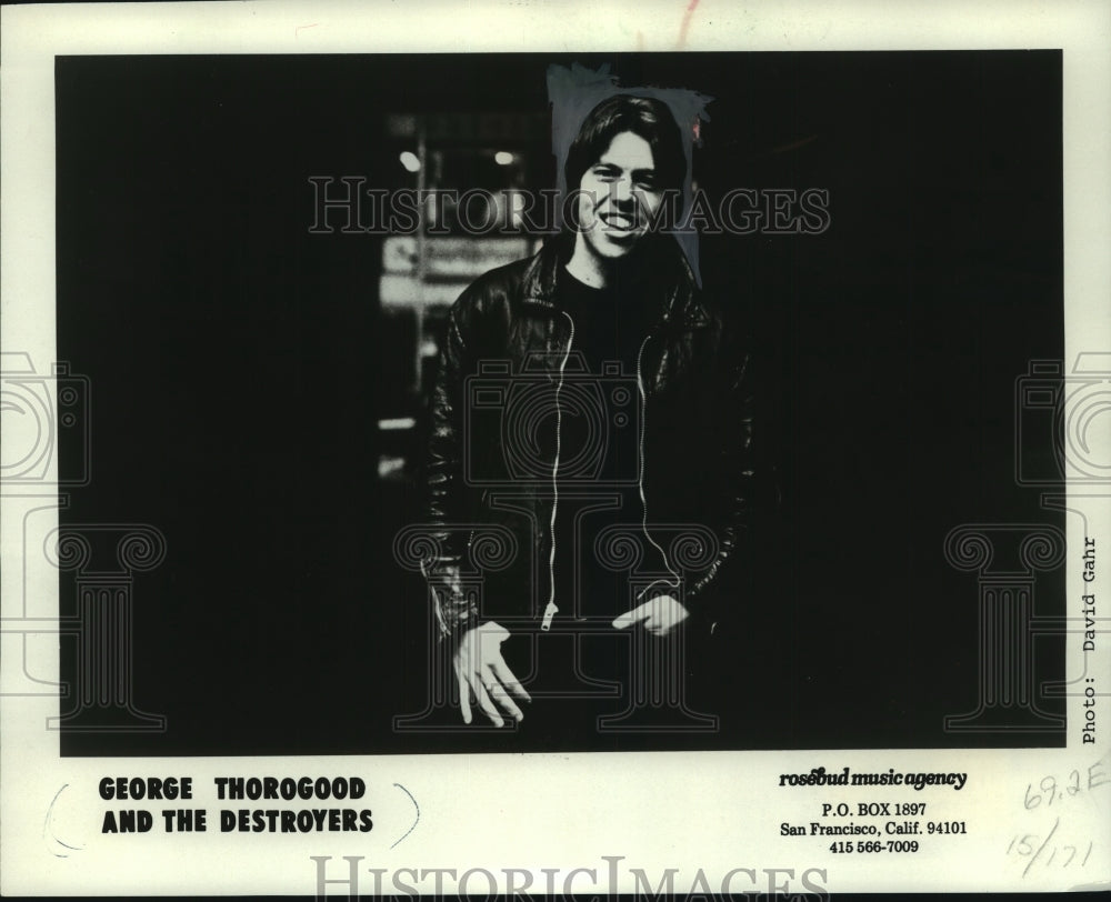 1978, George Thorogood and the Destroyers music group - mjp41553 - Historic Images