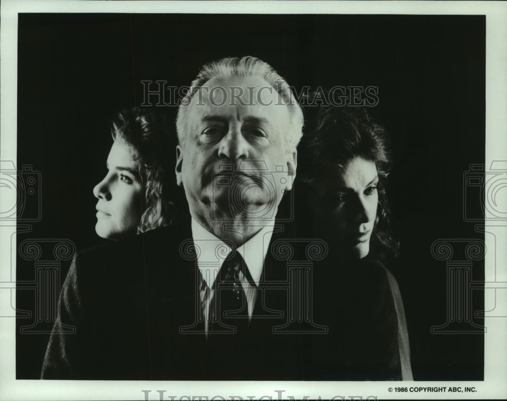 1986, George C. Scott and others in &quot;Choices&quot; - mjp41558 - Historic Images
